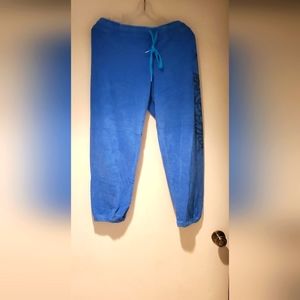 Cobalt Blue Loungewear Pants Boardwear By Breathe with Drawstring Waist